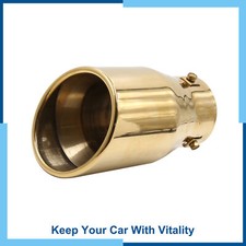 Universal Pack1 Rear Round Exhaust Muffler Tip Tail Throat Pipe For Car Auto