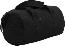 Rothco Black Camo Tactical Shoulder Bag Canvas Duffle Carry Strap Tote 17" x 8"
