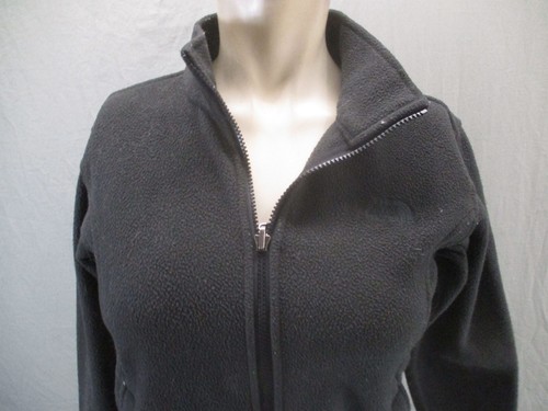 The North Face Size S (7/8) Kids Unisex Black Zip Up Fleece Athletic Jacket 528 - Picture 2 of 10