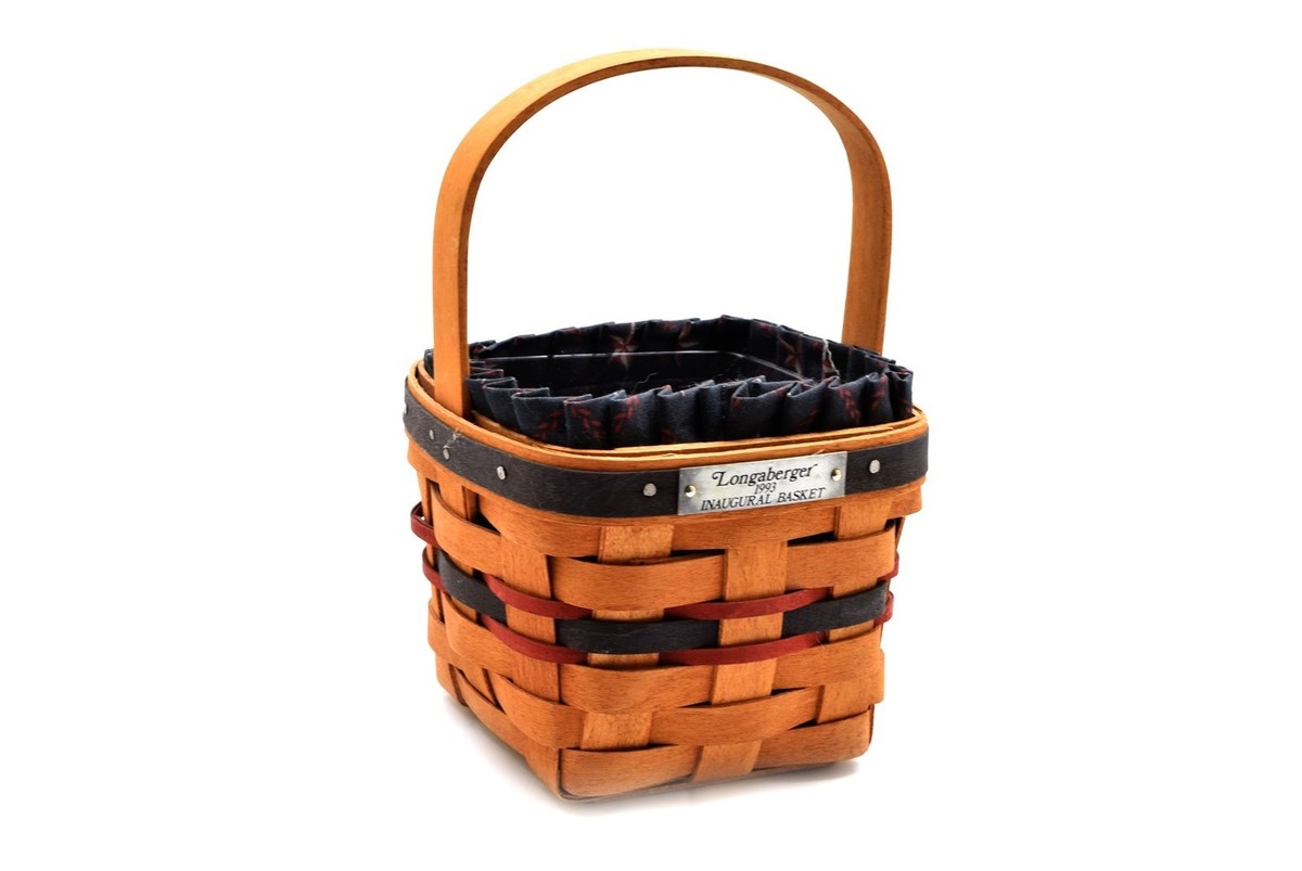 バッグ Vintage Longaberger 1993 Edition Vintage 1993 Longaberger Inaugural Basket, Clinton and Gore