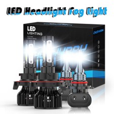 For 5.4L Ford F150 2004-2010 LED Headlight Hi/Lo + Fog Lights Bulbs Combo