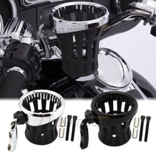 Handlebar Cup Holder For Harley Softail Drink Bottle Support Basket Chromeblack Handlebar Cup Holder For Harley Softail Drink Bottle Support Basket Chromeblack