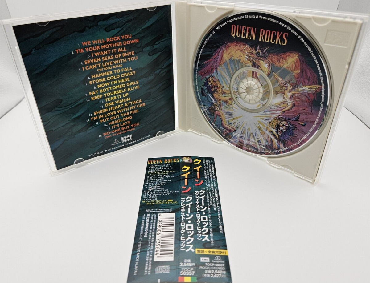 QUEEN Queen Rocks Japan Picture CD TOCP 50357 w/OBI No-One