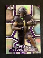 2024 SAGE  Low Series - Peak Performance - Purple - #PK-JB2 Javon Baker (RC)