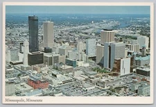 State View~Air View IDS Center Minneapolis Minnesota~Continental Postcard