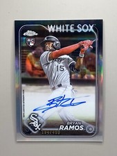2024 Topps Chrome Update Bryan Ramos Refractor Rookie Auto /499 White Sox I1251