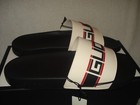 100% AUTHENTIC WOMEN GUCCI PURSUIT RUBBER POOL WHITE SANDALS EU 41/US 11 — photo 4