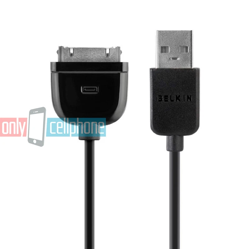 Belkin Car Charger 30-Pin USB Data Sync/Charger Cable for Apple iPad 1 2 3 - Image 4 of 4