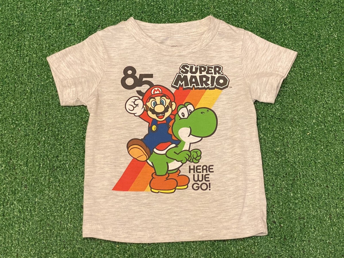 Super Mario and Yoshi Here We Go! Nintendo T Shirt 12 Months Baby Infant