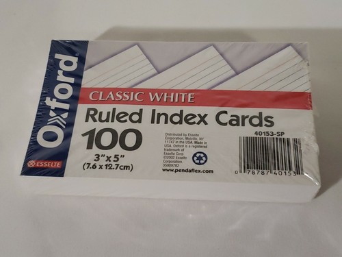 Oxford Mini Index Cards 3" X 2.5" | 200 Cards Per Pack, 8-Pack Bundle For Study, Planning & Organizing - View #11