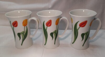 4 x XXL ARKO Kaffeebecher 153 cm Höhe Blumen Teebecher