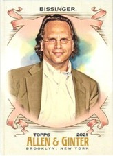 2021 TOPPS ALLEN & GINTER BUZZ BISSINGER JOURNALIST AUTHOR CARD #262