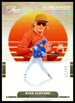 2024 Panini Three and Two On the Horizon #13 Ryan Clifford New York Mets/32