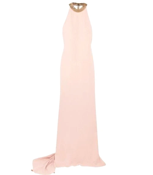 Stella McCartney — New Stella McCartney Chain Halter Long Maxi Gown Evening Dress US 2 4 / IT 40