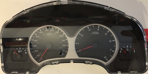 USED 2005 SATURN VUE CHEVY EQUINOX DASHBOARD INSTRUMENT CLUSTER FOR SALE - Picture 5 of 7