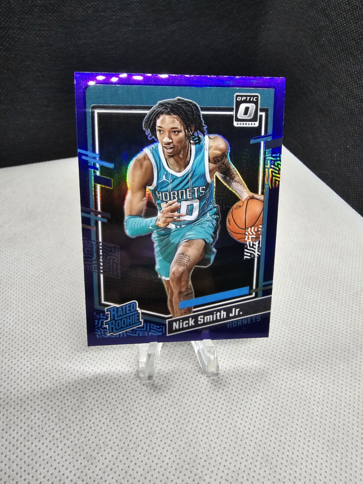 2023 Panini Donruss Optic NICK SMITH JR Purple Prizm Rookie RC #224