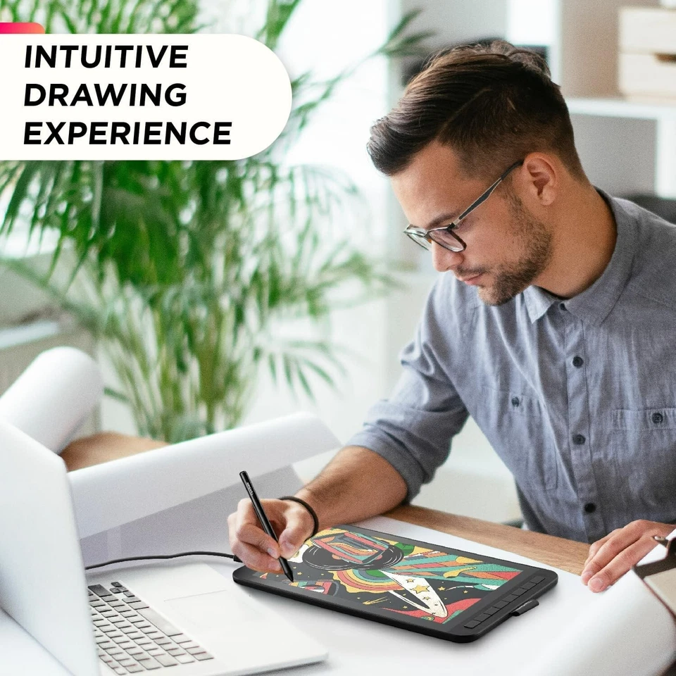 ViewSonic ID1230 Drawing Tablet Full HD 12" Display Screen Mac Windows BoxDD - Image 2 of 4