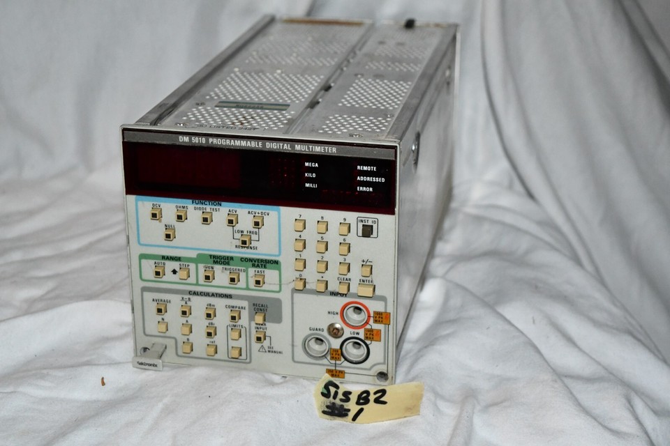 Tektronix DM5010 Programmable Digital Multimeter -FLASHES ON-AS IS READ ...