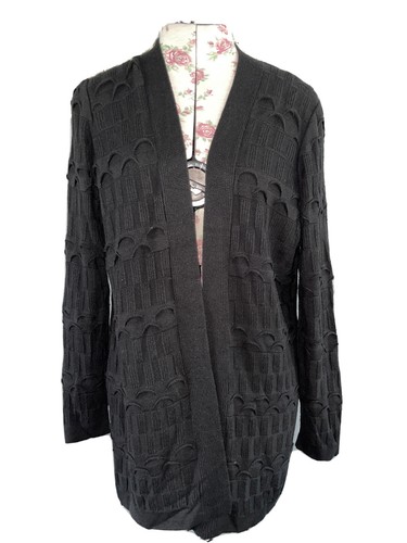 Ladies Size 14 Black Ribbed Lightweight 