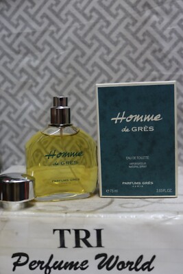 HOMME DE GRES by GRES Eau de Toilette Men Spray 2.53 fl. oz.