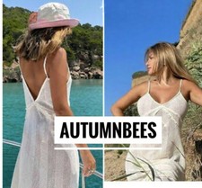 ZARA DRESS KNIT Summer Beige SIZE L