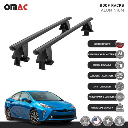 Smooth Top Roof Rack for Toyota Prius 20192023 Cross Bars Luggage
