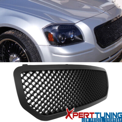 Fits 05-07 Dodge Magnum R T SXT Unpainted Black Mesh Hood