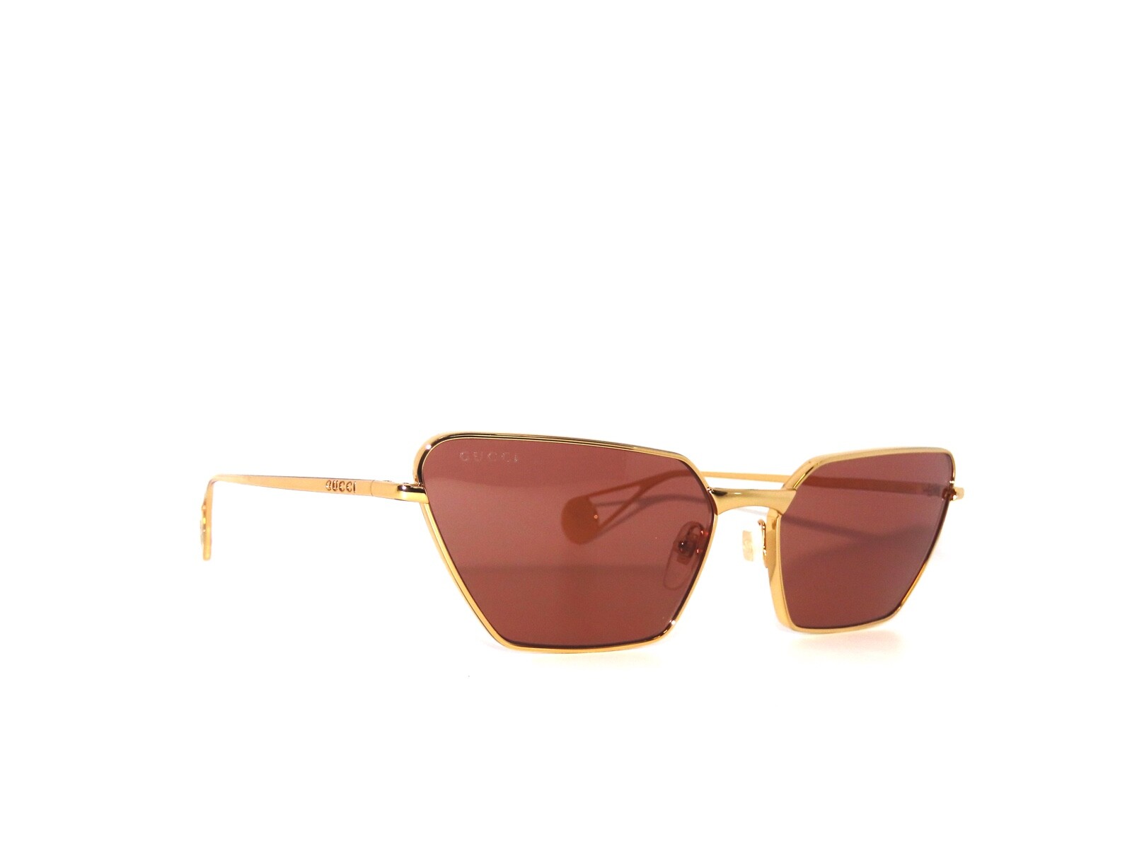 Sunglasses Gucci Authentic Gg0538s 002 Red Gold for sale online eBay