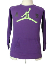 Air Jordan sweatshirt sweater youth large purple lavender long sleeve fleece