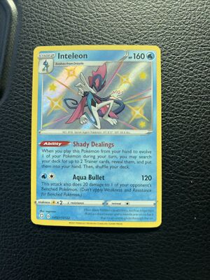 shiny inteleon pokemon card Lézargus (Inteleon) 227/192 Rapid Strike Shiny Gold - Ultraboost X Epée et  Bouclier 7 Évolution Céleste main image 0