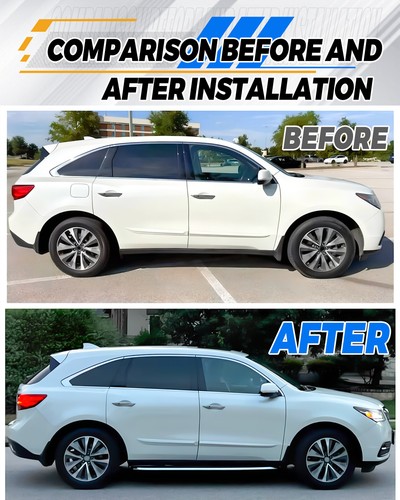400lbs Running Board Fit For Acura MDX 2014-2021 Side Step Nerf Bar Accessories - Picture 3 of 21