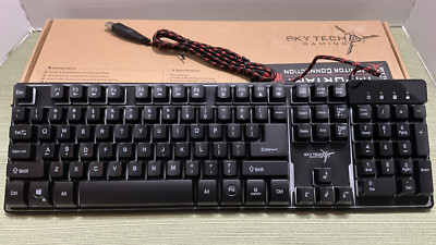 Skytech Gaming Keyboard K-1000 USB Rainbow Backlight w/ breathing effects