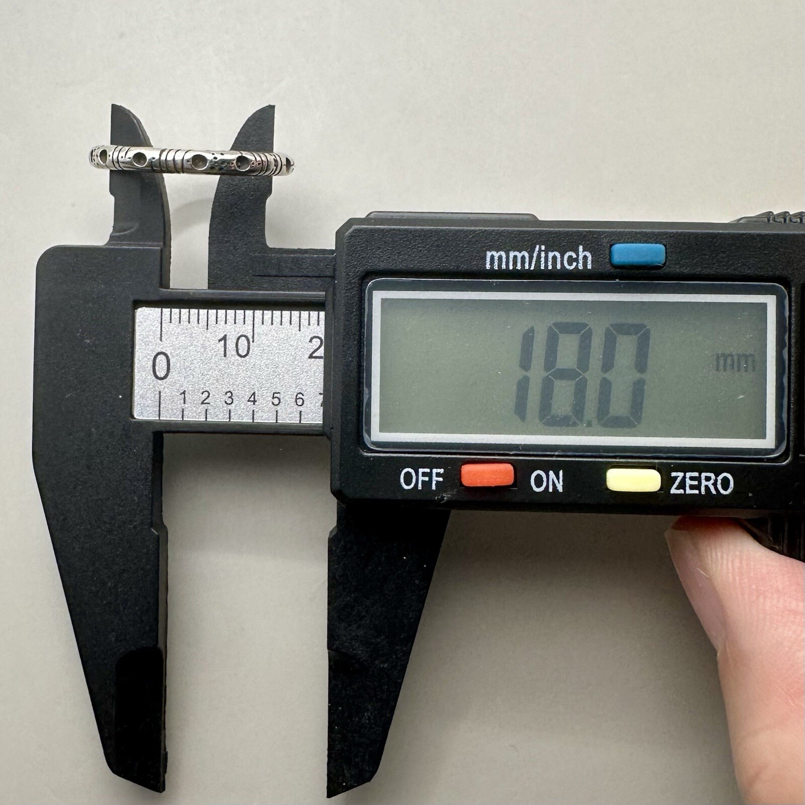 Artisan Boho Stackable Ring Signed Locke Sterling… - image 11