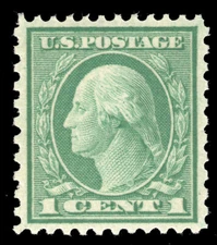 MOMEN: US STAMPS #538 MINT OG NH XF+ LOT #77988*