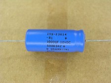 S00774-090 1 Pc Lot 1000 mfd 10 volt axial aluminum electrolytic capacitor