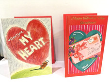 Valentine's Day Love Pair Valentine's Day Cards Including Red Envelopes  Bonus