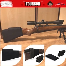TOURBON Neoprene Adjustable Gun Stock Cheek Rest Pad Comb Raising Kit 3 Foam