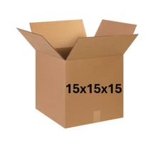 15" x 15" x 15" CARDBOARD BOX - 200 lb - SINGLE BOX