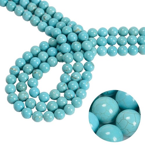 ⭐︎Bead⭐︎ Round Glass Beads 6mm - Unicorn Crinkle - 1 Strand 145 Beads