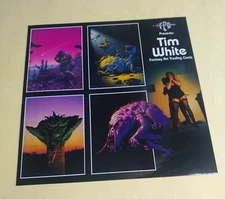 TIM WHITE FANTASY ART TRADING CARD PROMO SHEET 1994 FPG