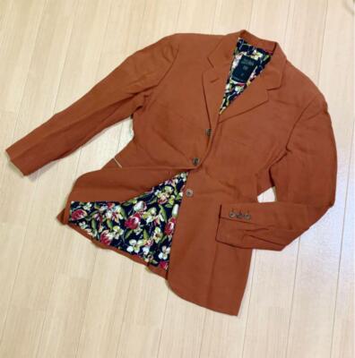 anybuy　JEAN PAUL GAULTTER FEMME ジャケット Jean Paul GAULTIER FEMME Tailored Jacket 42 Orange brown Women | eBay