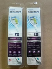 4 SONICARE DiamondClean Replacement Toothbrush Tooth Brush Heads Sonic GENUINE !