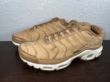 NIKE Air Max Plus TN 'Wheat Flax' Leather, AH9697-201 Men's Size 8