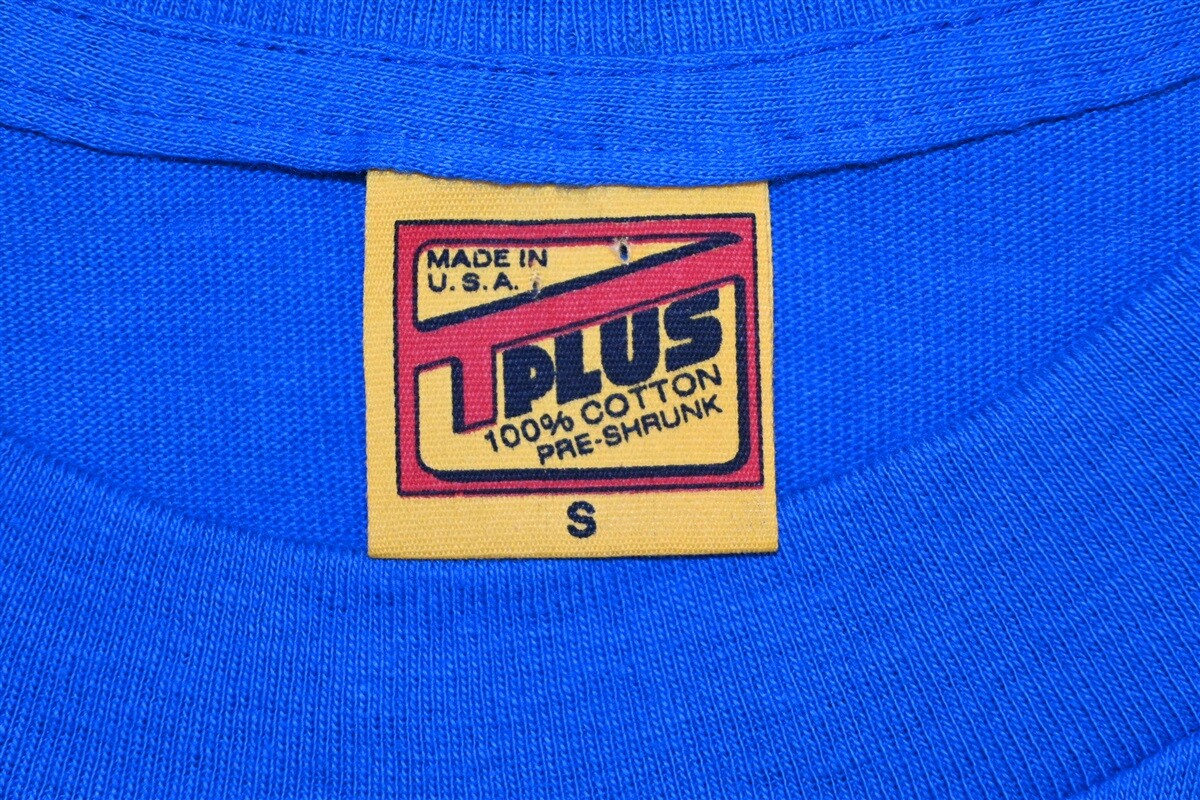 vintage 80's us製 スーパーマン ロゴスウェット L 青 vtg 80s SUPERMAN LOGO IRON ON SUPERHERO DC COMIC MOVIE LS