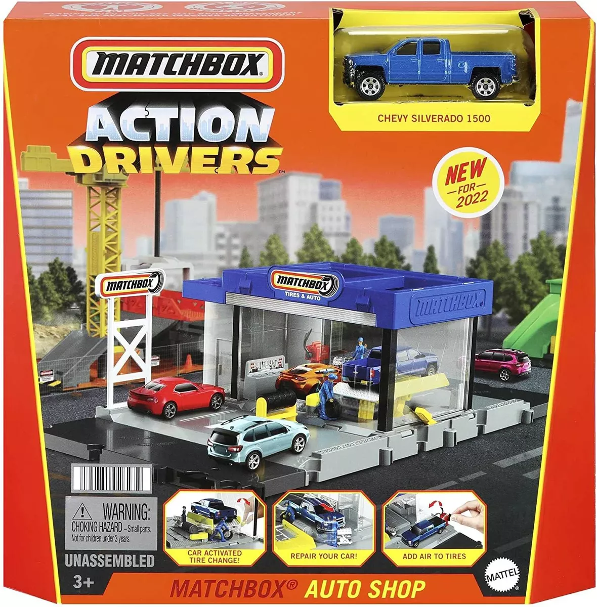 Matchbox car sales playset