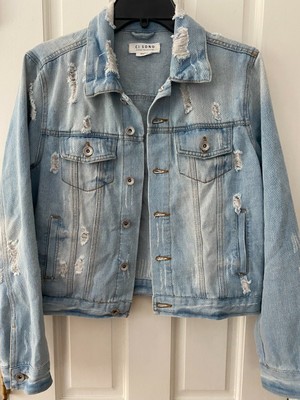 ci sono distressed denim jacket