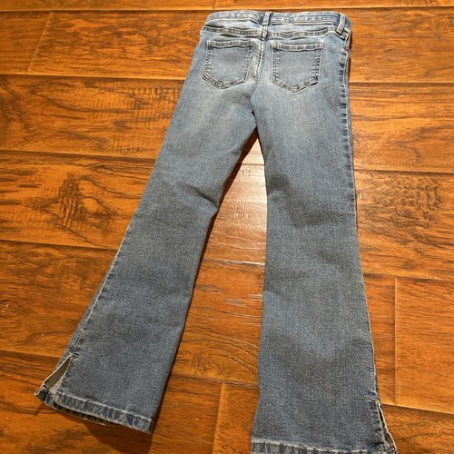 Girl’s Size 6 Stretch Bootcut Jean Tiny Fabric Hole By Back Pocket - Picture 6 of 10