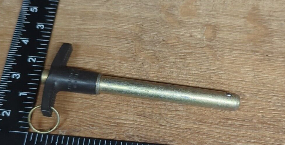 (1) ~ 7/16 " X 3" GRIP LENGTH AVIBANK BALL LOCK QUICK RELEASE PIN (T )