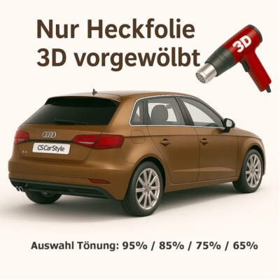 3D-vorgewölbt Heckfolie Tönungsfolie passgenau Ford S-Max 1.Generation 2006-2014