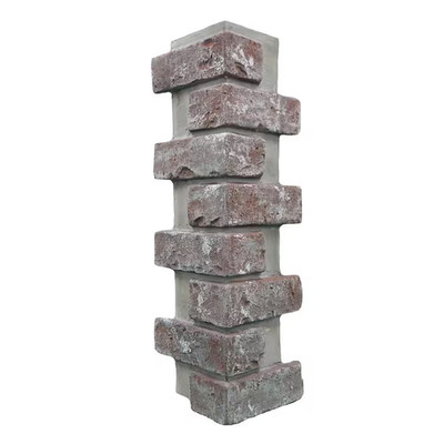 Chicago Brick 22.5 In. X 7 In. Brick Veneer Siding outside Corner Panel